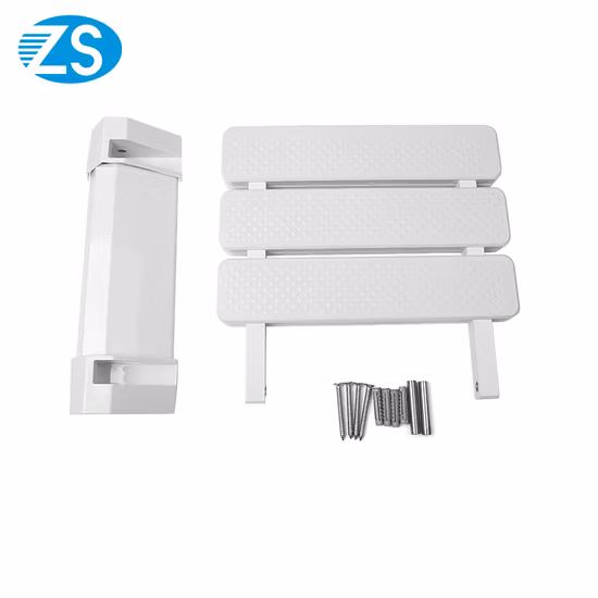 Disabled Eldery Care Bathroom Toilet Shower Tool Adjustable Wall Mounted Folding Shower Seat